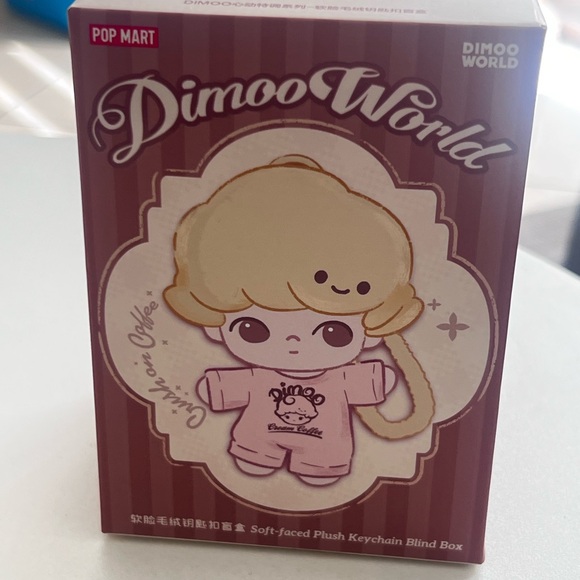 Dimoo World Soft-faced Plush Keychain - Picture 1 of 3